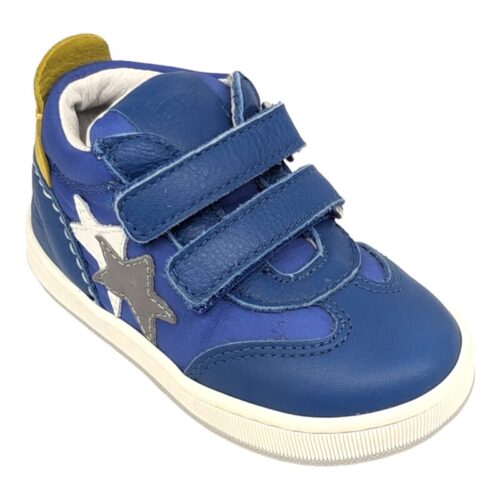 Sneakers bambino primi passi bluette con doppio strappo  - Balducci