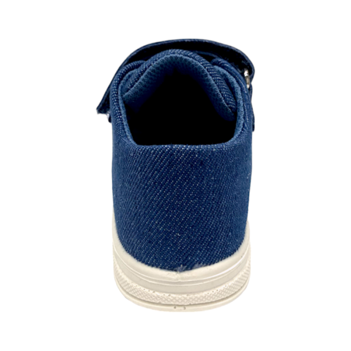 Sneakers bambino primi passi in tessuto blu con strappo - Primigi