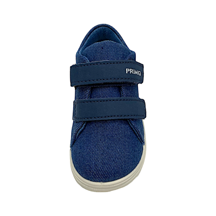 Sneakers bambino primi passi in tessuto blu con strappo - Primigi