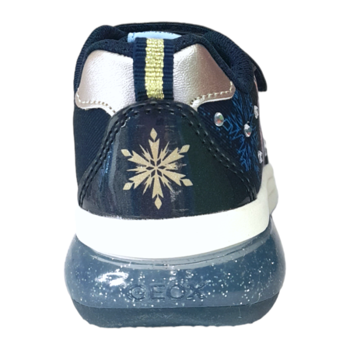 Sneakers frozen navy-platinum con luci - Geox