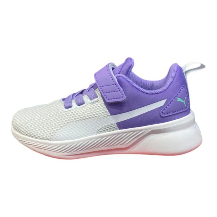 Sneakers ginnica con lacci e strappo lavander-white-silver - Puma