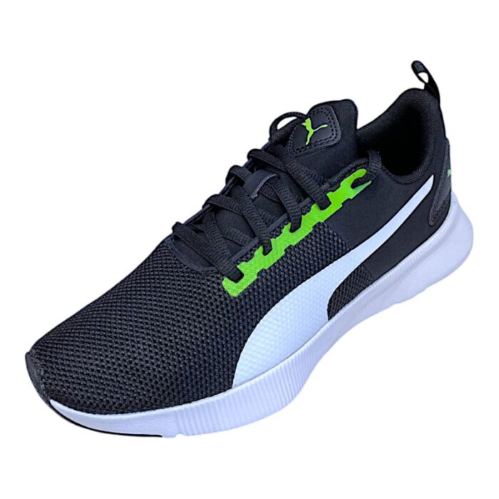 Sneakers ginnica con lacci green-white-black - Puma