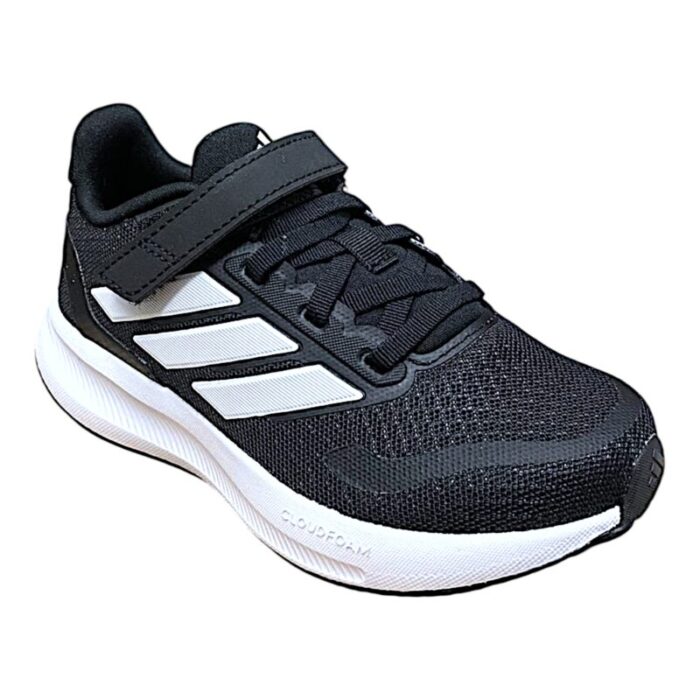 Sneakers ginnica con strappo e lacci elastici black-white - Adidas