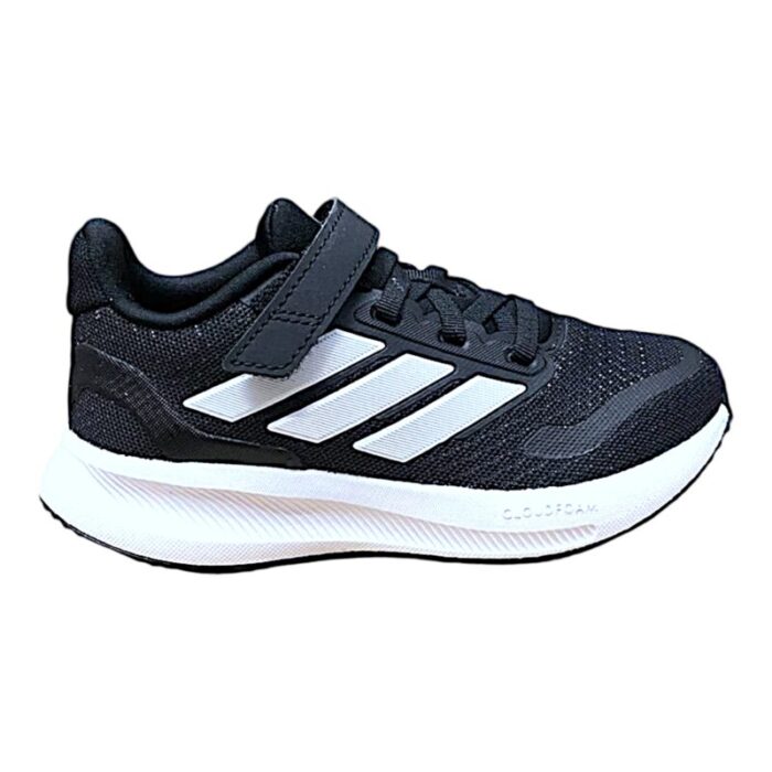 Sneakers ginnica con strappo e lacci elastici black-white - Adidas