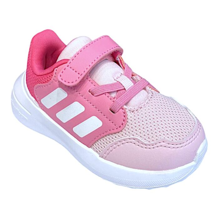 Sneakers ginnica con strappo e lacci elastici pink-white - Adidas