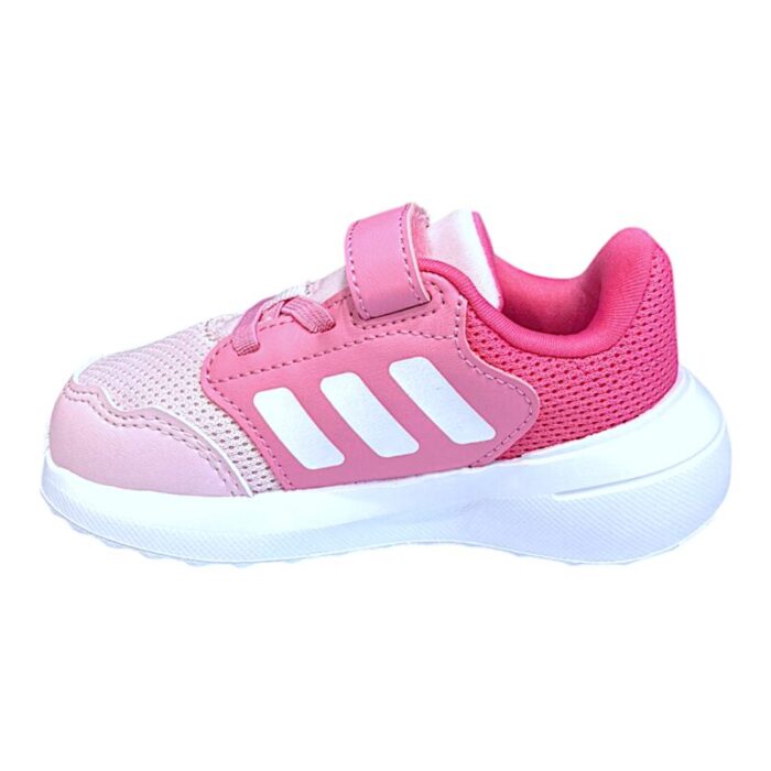 Sneakers ginnica con strappo e lacci elastici pink-white - Adidas