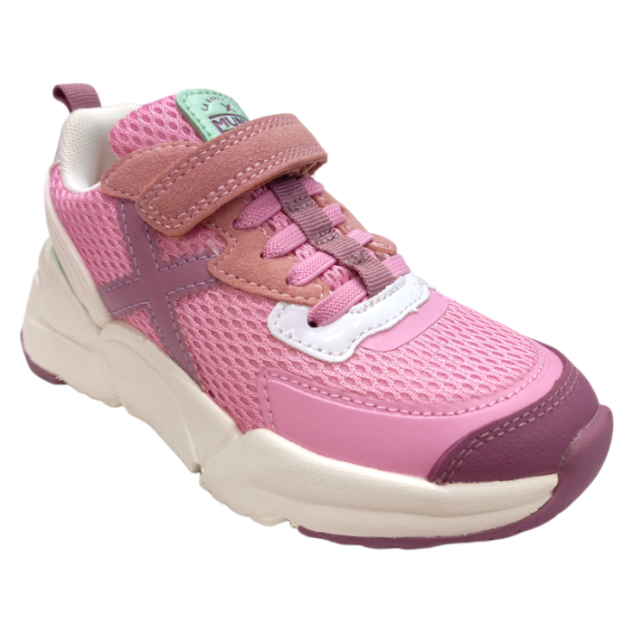 Sneakers rosa da ginnastica per bambina mini track - Munich