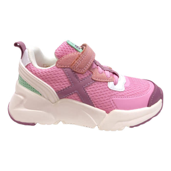 Sneakers rosa da ginnastica per bambina mini track - Munich