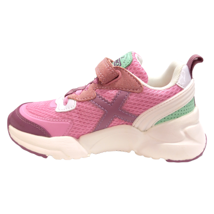 Sneakers rosa da ginnastica per bambina mini track - Munich