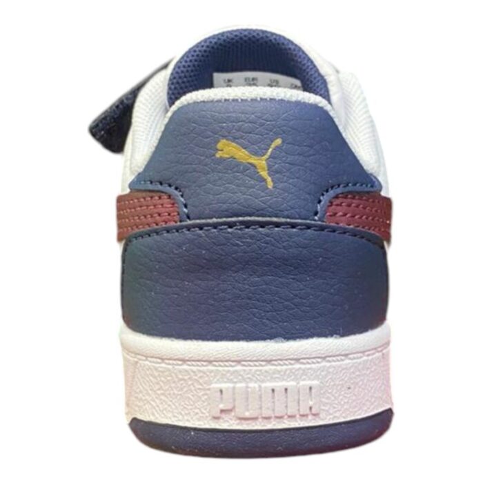 Sneakers sportiva con lacci elastici e strappi blu-red-white - Puma