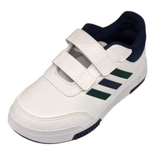 Sneakers sportiva con strappi syn-leather white-green-navy - Adidas