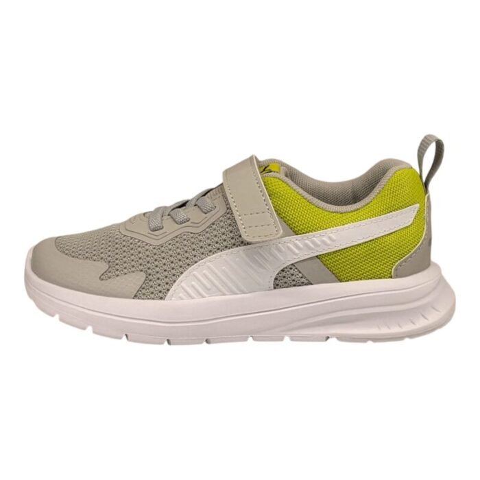 Sneakers sportiva con strappo e lacci elastici gray-white-yellow - Puma