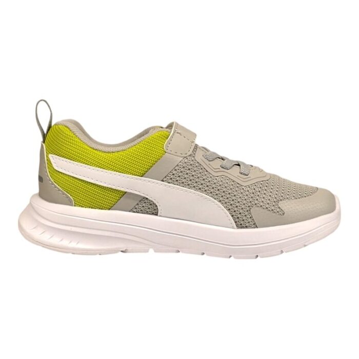 Sneakers sportiva con strappo e lacci elastici gray-white-yellow - Puma