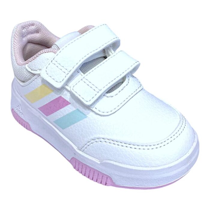 Sneakers sportiva primi passi con strappi white-blue-lilac - Adidas