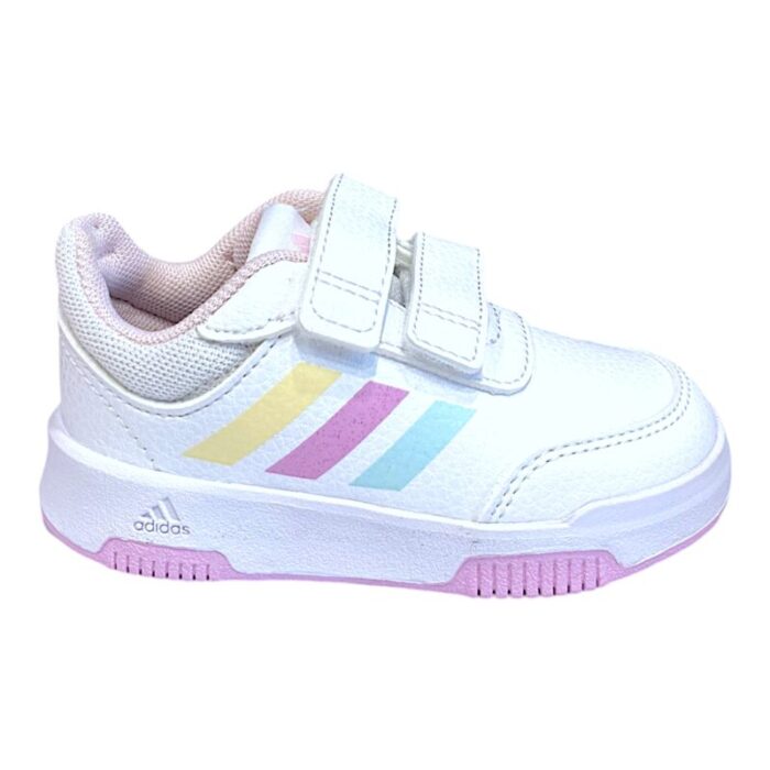 Sneakers sportiva primi passi con strappi white-blue-lilac - Adidas