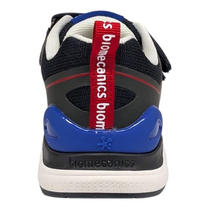 Sneakers sportive per bambino di colore blu con strappi a velcro - Biomecanics