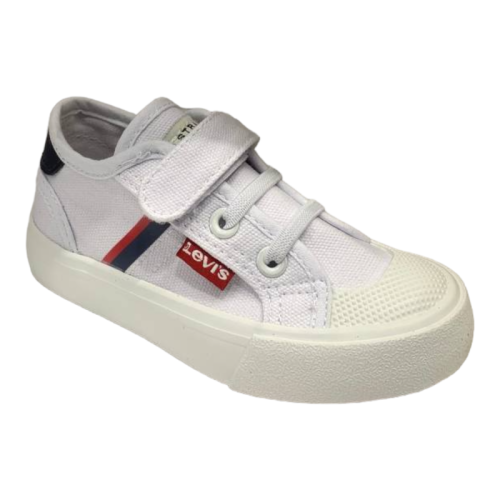 Sneakers white-navy-red mission 2.0 mini tessuto con strappo - Levi's